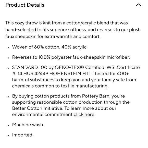 Pottery Barn Cozy Cable Throw NWT in Gray - Picture 2 of 4